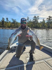 Two spotted weakfish caught during fishing trip in New Bern