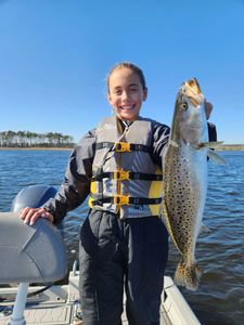 Spotted Weakfish caught in New Bern