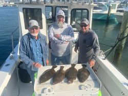 Two summer flounder and southern flounder caught in NJ