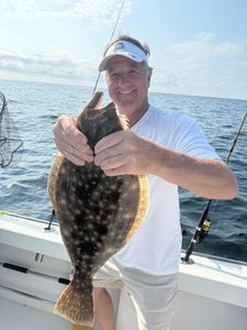 A person fishing in New Jersey