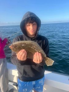 Person fishing in Brigantine