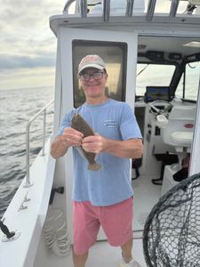 Person fishing in New Jersey