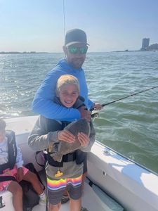 Two people fishing in NJ