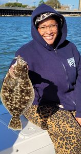 Southern Flounder caught while fishing in Brigantine