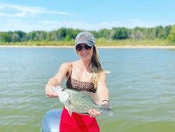 Let the Crappies come! Lake Texoma fun fishing!