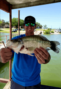 Angler holding a 23-inch fish in Gordonville