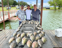 Three anglers fishing in TX