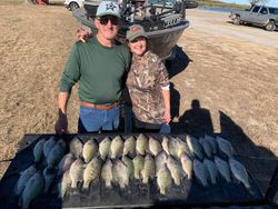 Two people fishing in Gordonville