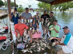 A group of 9 people fishing in Gordonville