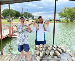3 fishing enthusiasts in Gordonville