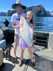 Two anglers enjoying a fishing trip in Newport
