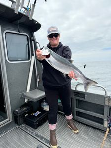 Angler fishing in Oregon