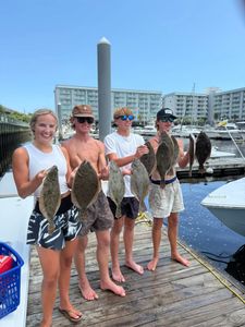 6 summer flounder, european flounder, and california flounder caught in SC