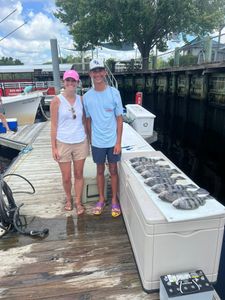 Two people fishing in North Myrtle Beach