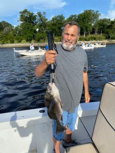 Lone angler fishing at North Myrtle Beach