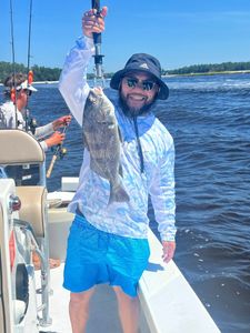 Man fishing at North Myrtle Beach