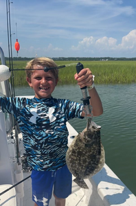 Southern Flounder, 13 inches, caught in North Myrtle Beach