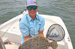 Southern Flounder, 17 inches, caught fishing in North Myrtle Beach