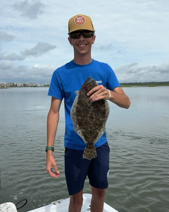 Southern Flounder fish caught by angler in South Carolina
