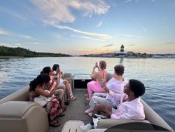 Two anglers enjoying a day of fishing in SC