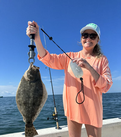 Summer Flounder caught while fishing at North Myrtle Beach