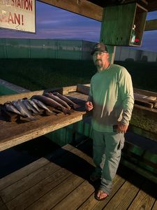 Person fishing in Corpus Christi
