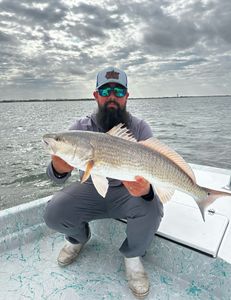 A large redfish caught in Corpus Christi