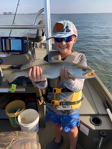 Speckled trout caught while fishing in Port Aransas TX