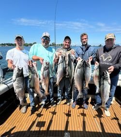 A perfect day for sportfishing with friends in NY