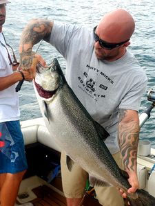 Stunning Coho Salmon caught at Sodus Point