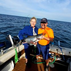 Two people fishing in New York