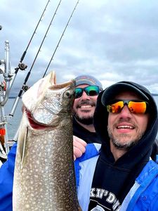 Caught this Lake Trout in Lake Ontario