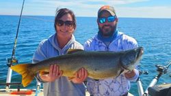 Rainbow Trout caught while fishing at Sodus Point