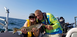 Angler catches large walleye in Buffalo