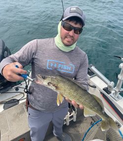 A single person fishing in New York