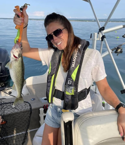 Walleye fish caught in Buffalo