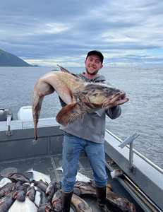 One person fishing in OR with a large 27-inch catch