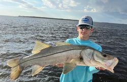 Snook fish caught by angler at Sanibel
