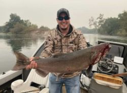 One angler fishing in CA