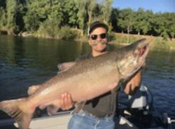 Fishing in California with a big 36-inch fish