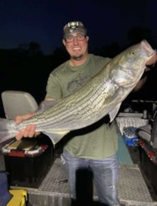Striped bass fishing in CA