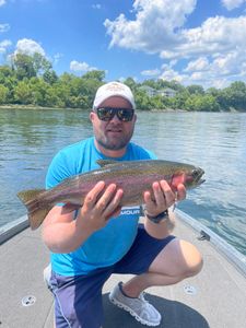 Rainbow trout caught while fishing in MO