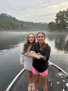 Two people fishing in Missouri
