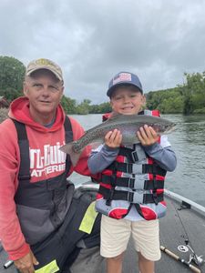 A rainbow trout caught while fishing in MO