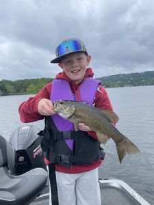 Smallmouth bass caught in Branson while fishing
