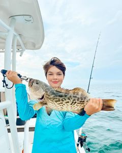 Gag grouper caught while fishing in FL