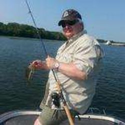 Angler fishing in Illinois