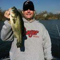 Angler fishing at Itasca location