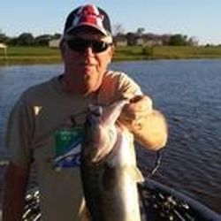 Person fishing in Itasca