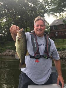 Largemouth bass caught at Itasca